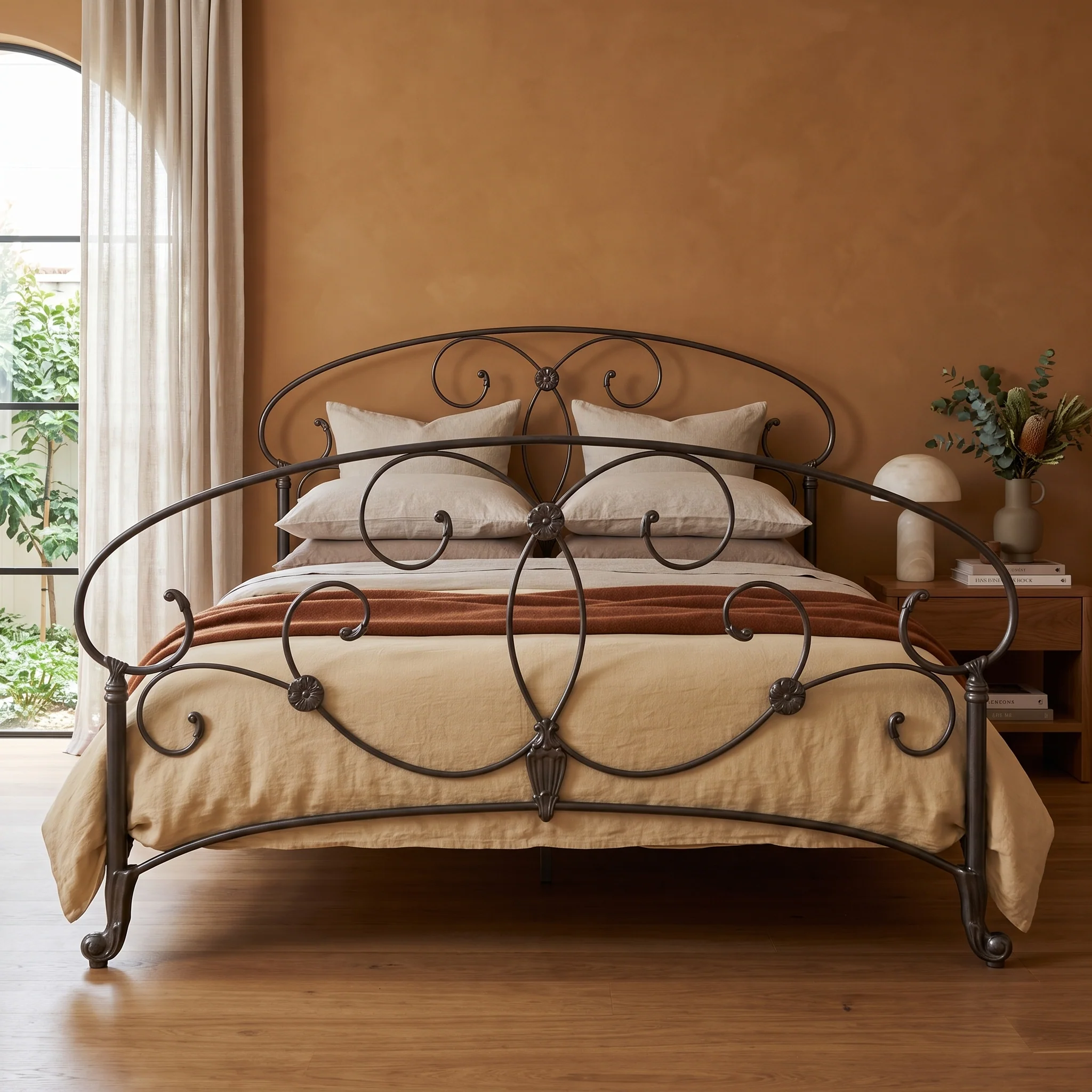 Aroona Cast Iron Bed Frame - Image 3