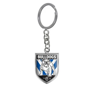 Canterbury Bulldogs Enamel Logo Keyring