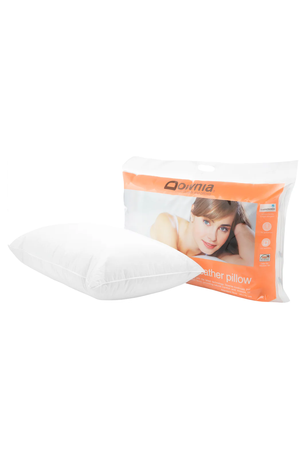 White Goose Feather Pillow - Image 2