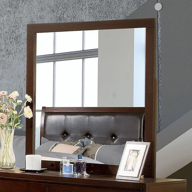Enrico Mirror - Brown Cherry