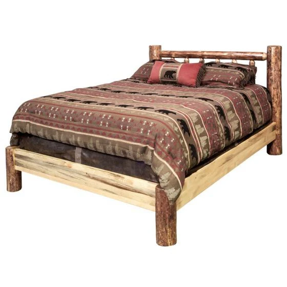 Glacier Country Wood Bed Frame Low Foot - Image 2