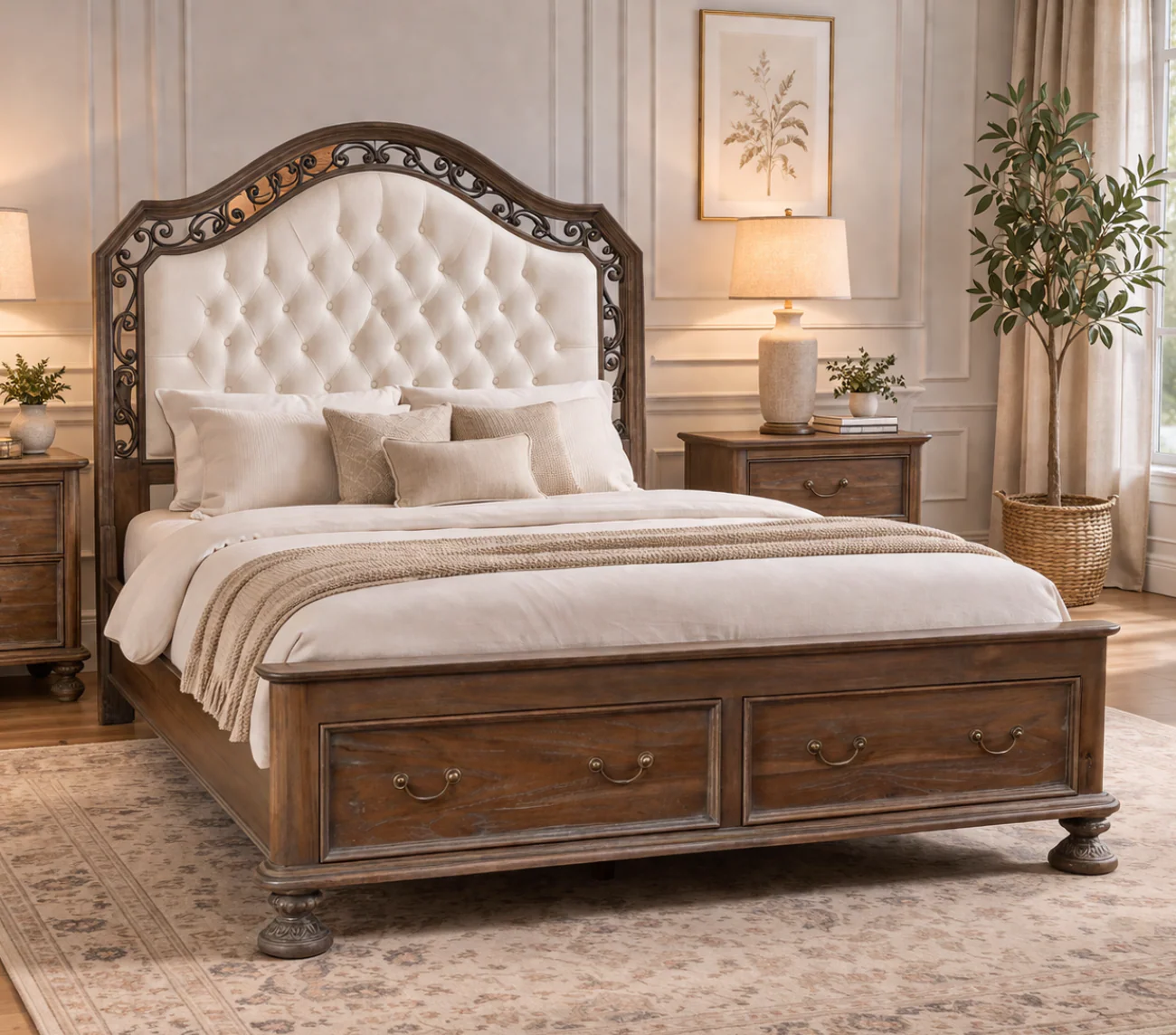 Leo Wood Bed Frame