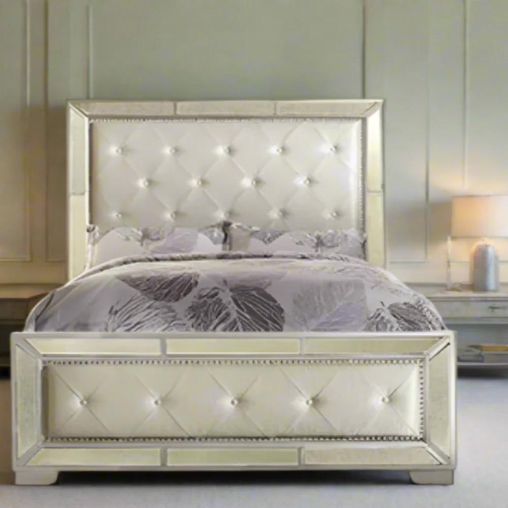 Loraine Wood Bed Frame