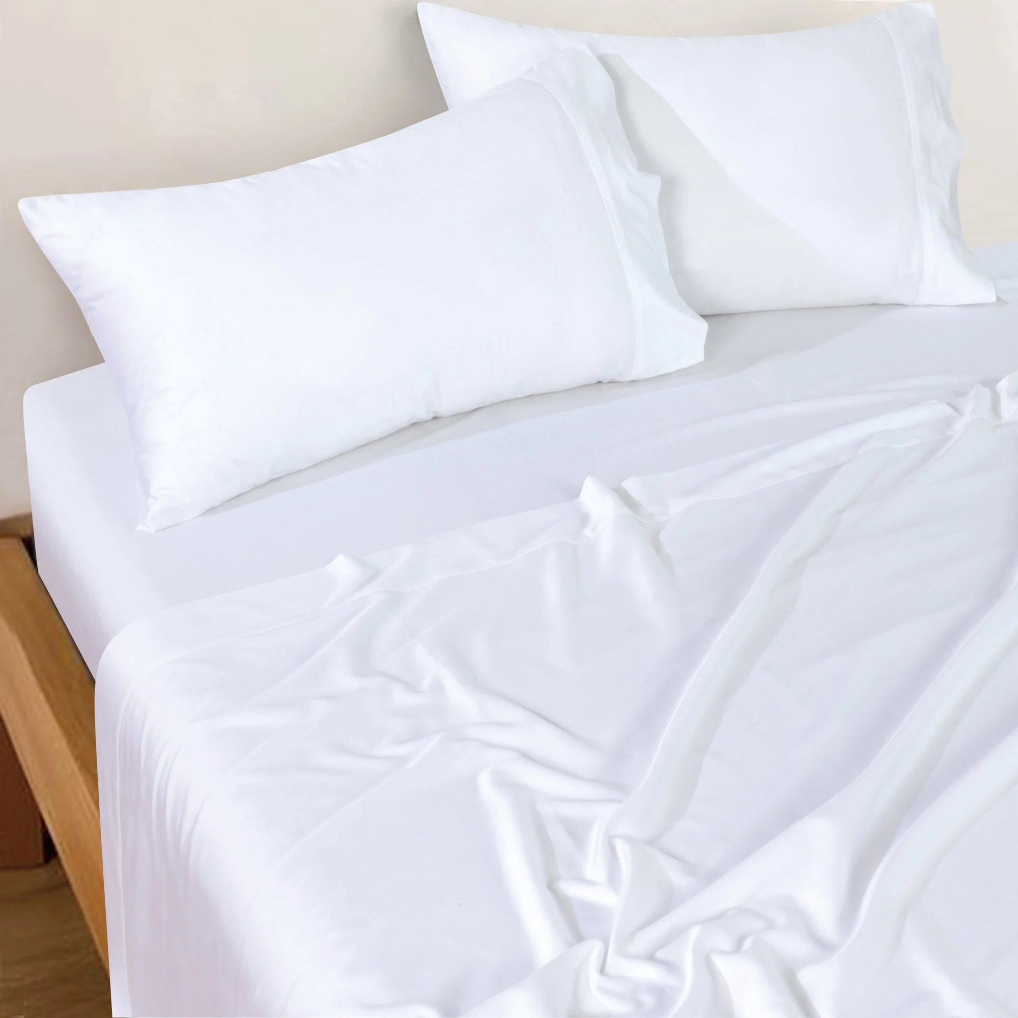 Rosebank Mega 500 Thread Count Bamboo/Cotton Sateen Weave Sheet Sets - Image 25