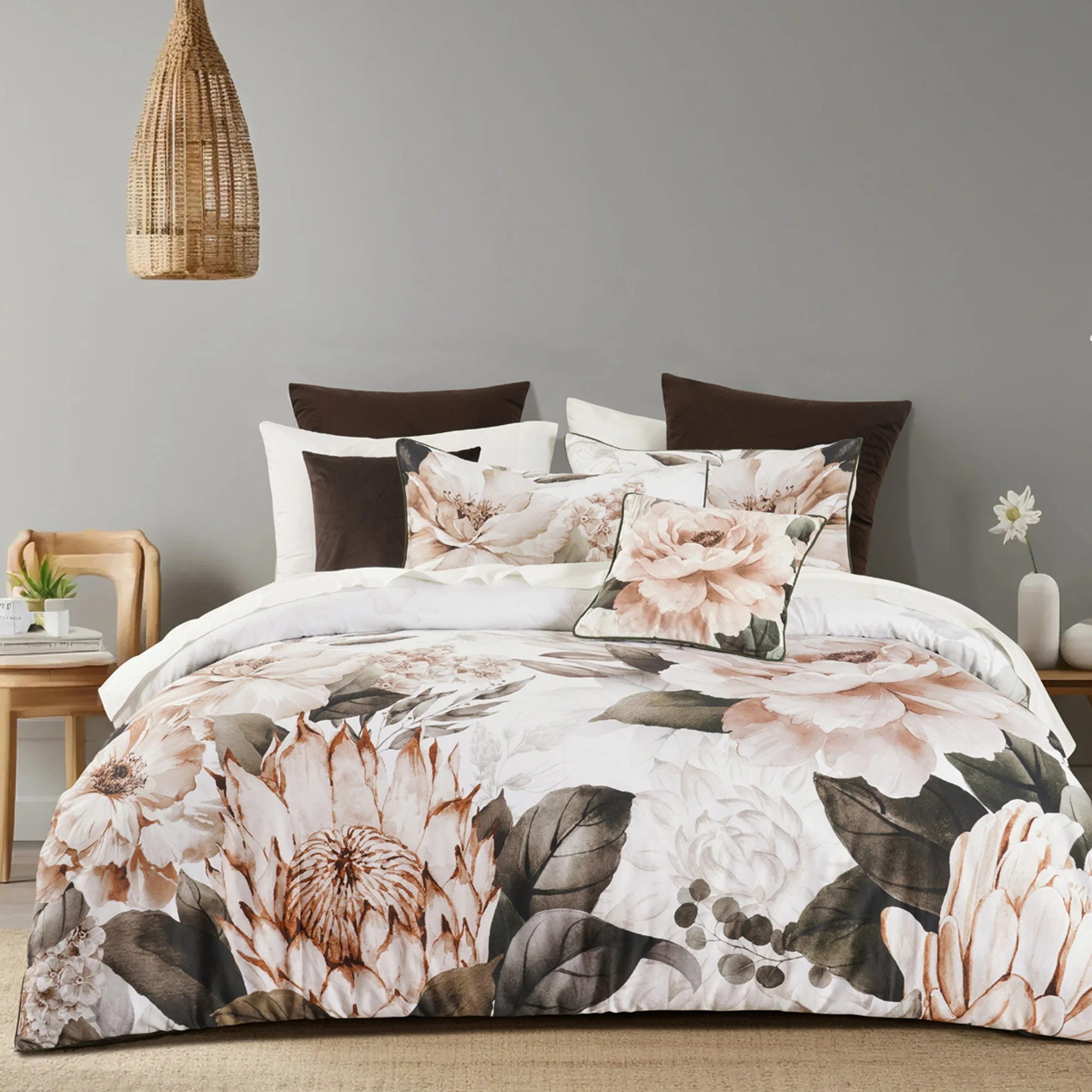 Somerset Quilt Cover Set White