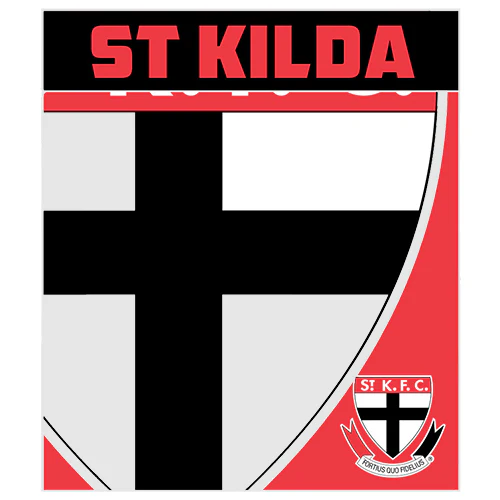 St Kilda Saints Polar Fleece Throw